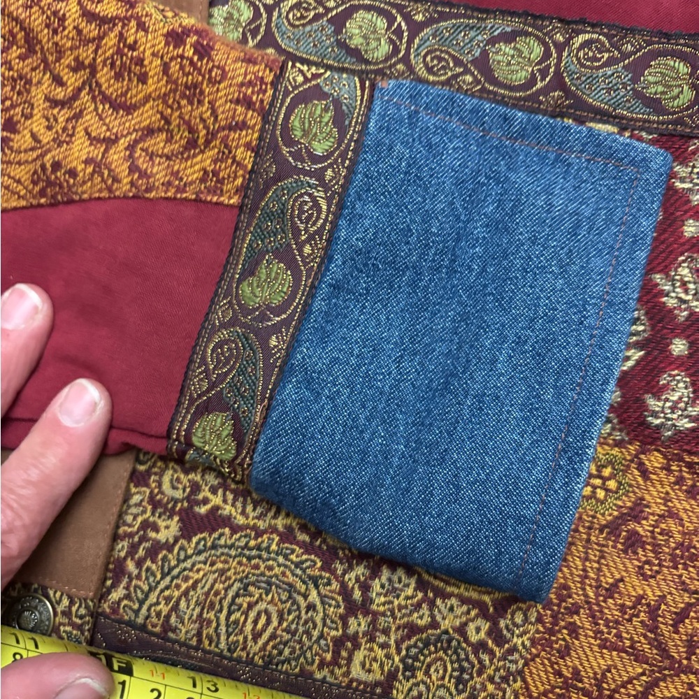 Bechamel Medium Petites Patchwork Denim Moleskin … - image 6